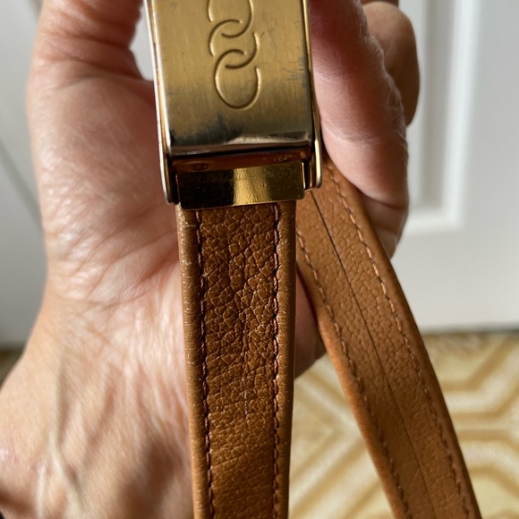 Pourchet crossbody bag in tan leather - Made in France - Picture 4 of 7